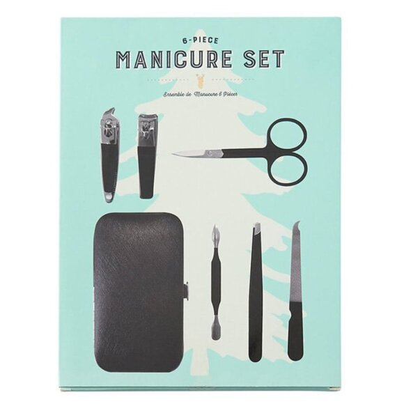 Indigo Holiday 6pc Manicure Set NWT Travel Case - Picture 1 of 4